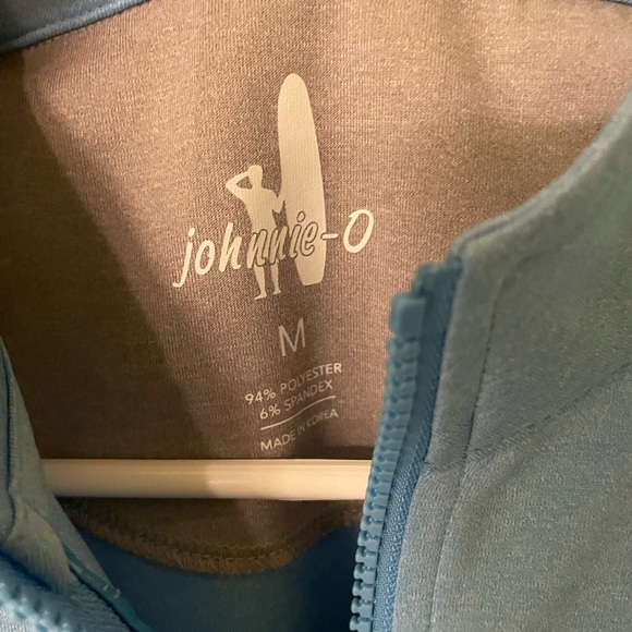 johnnie-O Blue Zip Up Sweater Vest - Picture 3 of 3